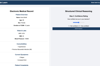 MedDiab Learn: A Patient-Case Simulation