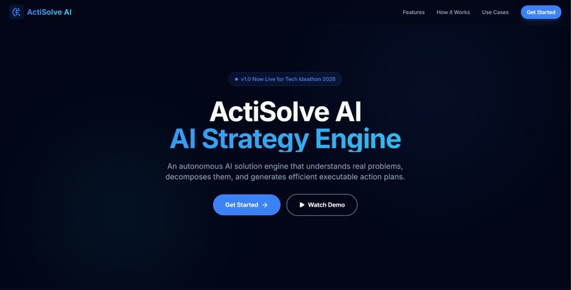 ActiSolve AI – screenshot 1