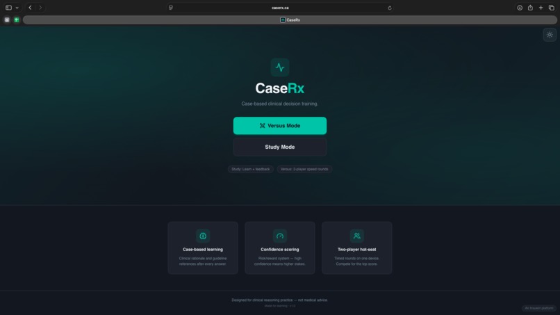 CaseRx - caserx.ca – screenshot 1