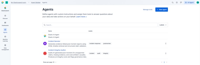 Elastic Postmortem AI with Integrity Guard – screenshot 2
