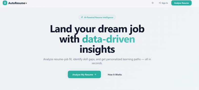 AutoResume+ – screenshot 1