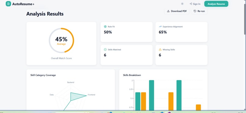 AutoResume+ – screenshot 3