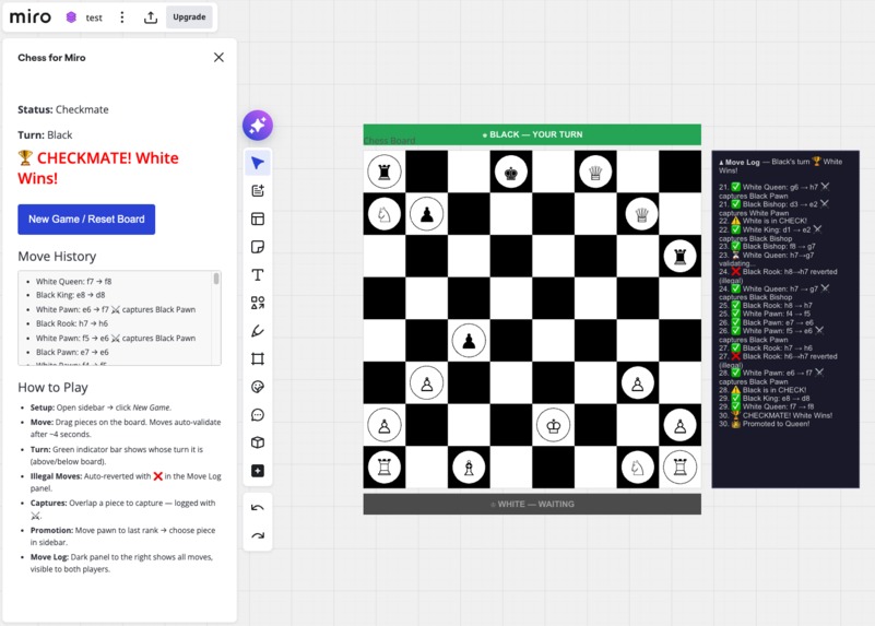 Chess for Miro – screenshot 2