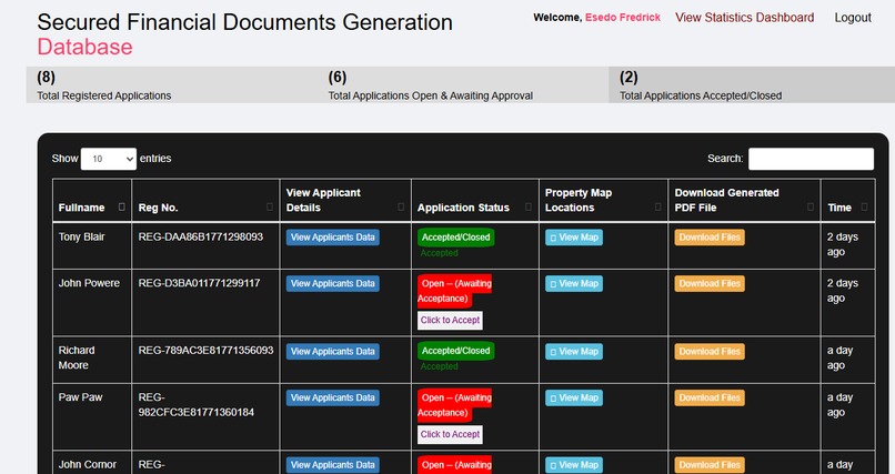Securefin DocuGen – screenshot 2