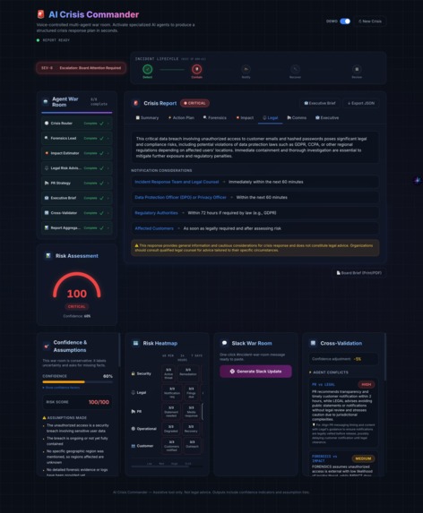 AI Crisis Commander – screenshot 9