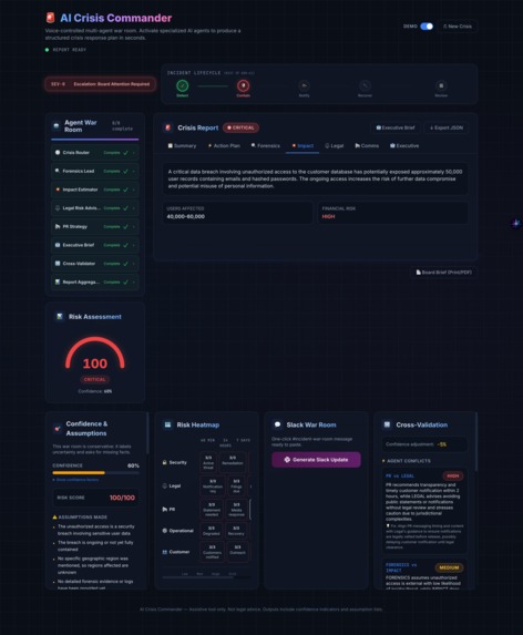 AI Crisis Commander – screenshot 13