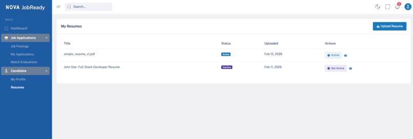Nova JobReady – screenshot 1