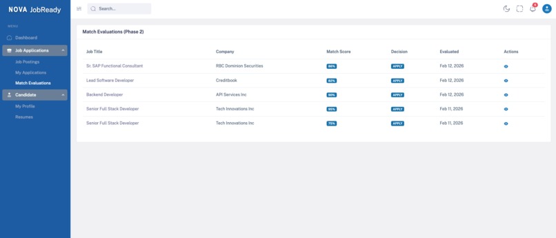 Nova JobReady – screenshot 4