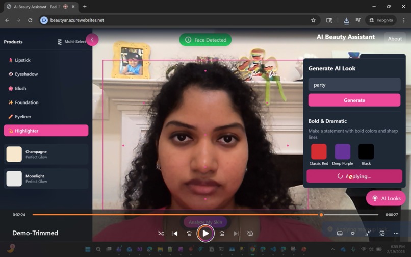 AI Beauty Assistant - Real-Time AR Makeup Try-On – screenshot 1