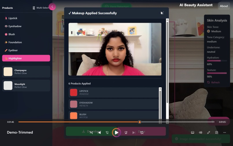 AI Beauty Assistant - Real-Time AR Makeup Try-On – screenshot 2