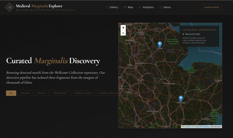 Medival Marginalia Explorer – screenshot 1