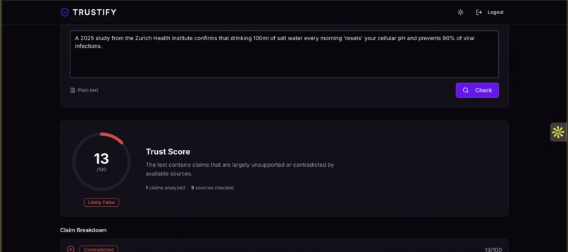Trustify AI – screenshot 4