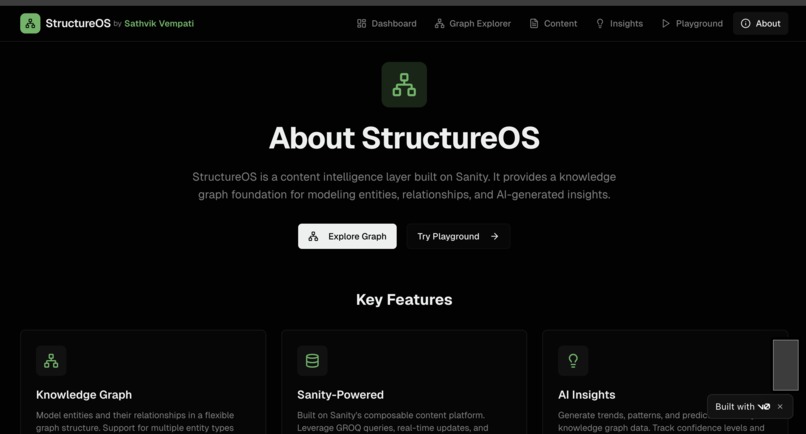 StructureOS – screenshot 1