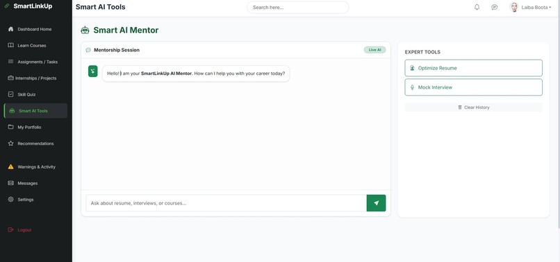 SmartLinkUp – AI Powered Networking Platform – screenshot 1