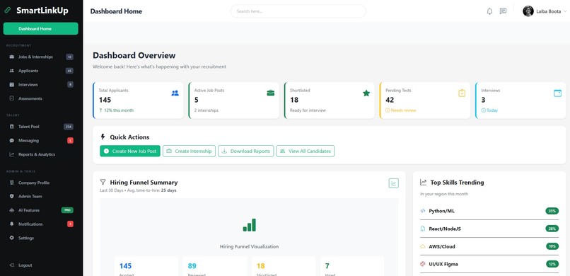 SmartLinkUp – AI Powered Networking Platform – screenshot 2