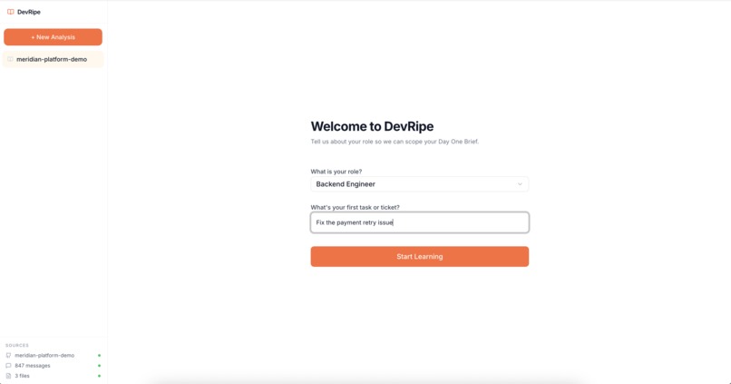 DevRipe – screenshot 2
