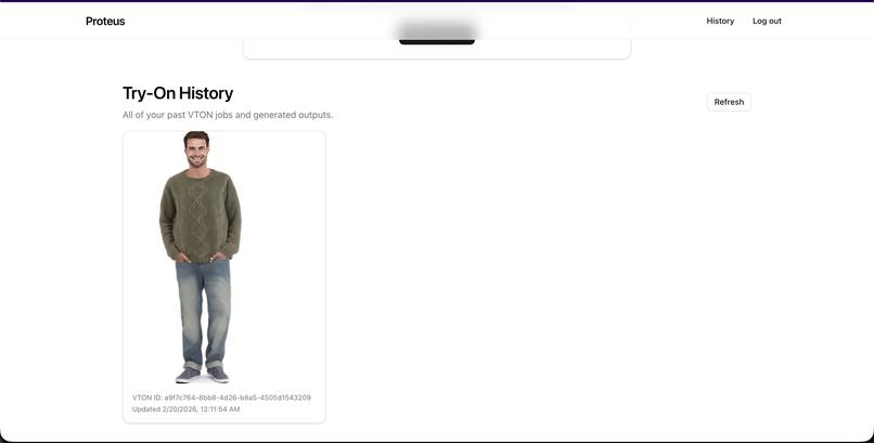 Proteus Virtual Try-On: See the Fit Before You Buy – screenshot 3