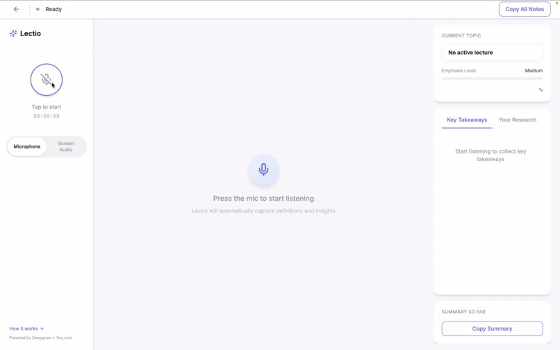 Lectio : Real-Time AI Study Companion – screenshot 4