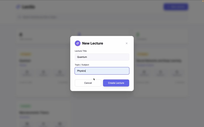 Lectio : Real-Time AI Study Companion – screenshot 3