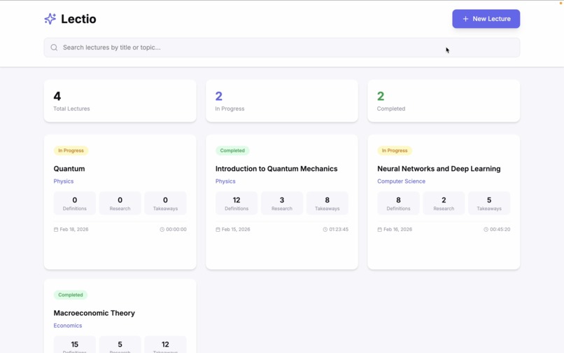 Lectio : Real-Time AI Study Companion – screenshot 2