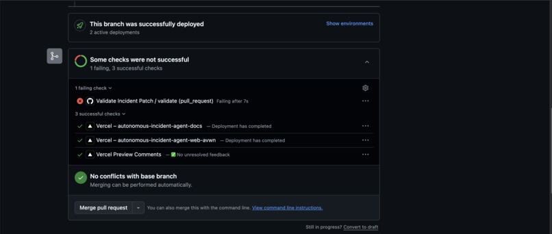 Autonomous Incident Agent (AIA) – screenshot 4