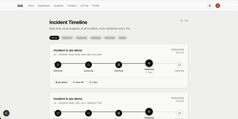 Autonomous Incident Agent (AIA) – screenshot 5