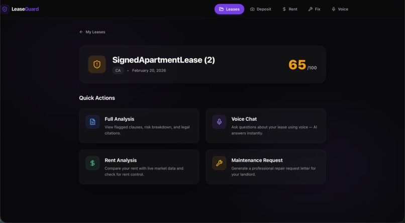 LeaseGuard – screenshot 5