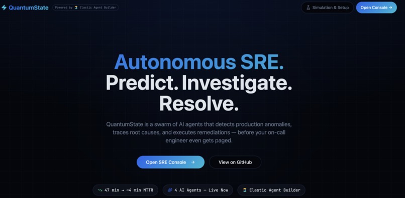 QuantumState : A Self-Healing Incident Response System – screenshot 1