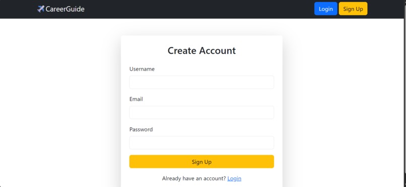 CareerGuide – screenshot 1