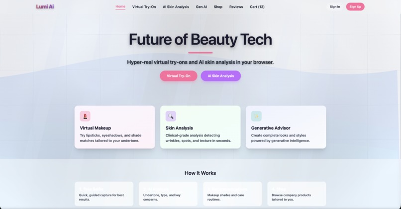 LumiAI Platform – screenshot 1