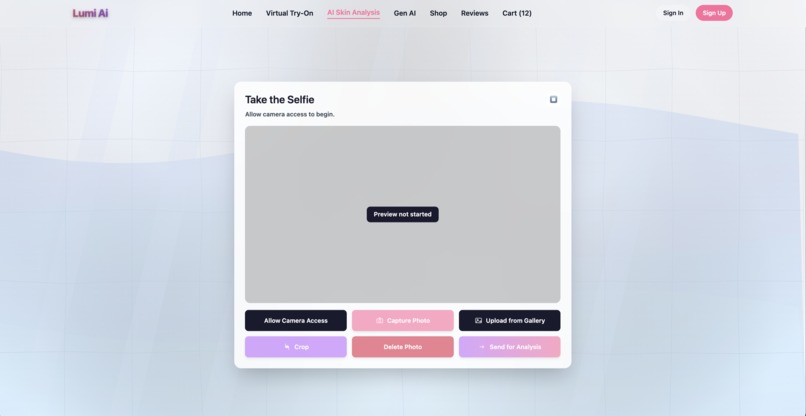 LumiAI Platform – screenshot 2