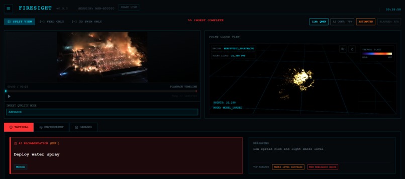 FireSight: 3D Tactical Digital Twin – screenshot 5