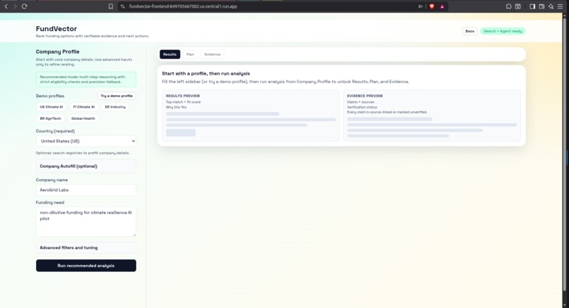 Fundvector – screenshot 1