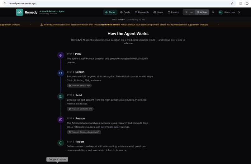 Remedy - AI Health Research Agent – screenshot 11