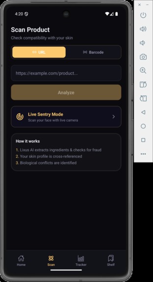 Lixus Agent — Skincare Intelligence Firewall – screenshot 8