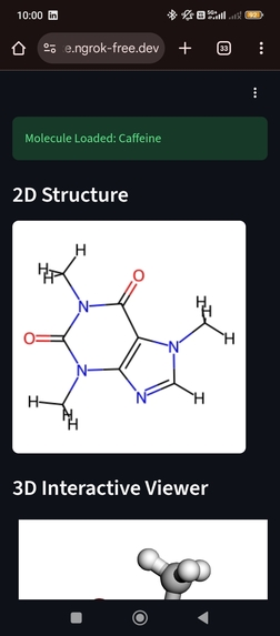 Molecular structure predictor  – screenshot 1