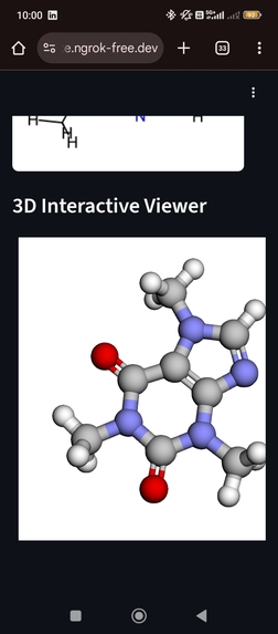 Molecular structure predictor  – screenshot 2