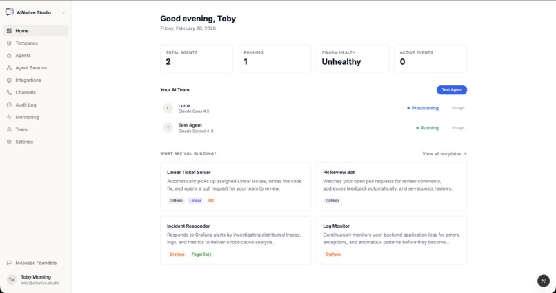 AgentClaw – screenshot 1