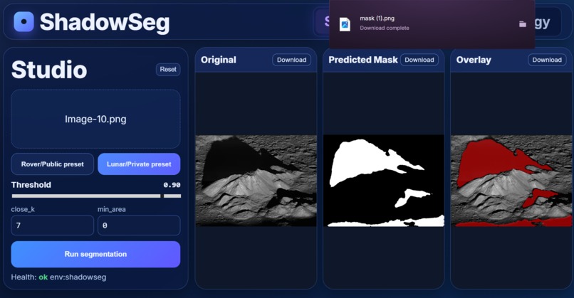 ShadowSeg: Lighting-Aware Terrain Intelligence – screenshot 4