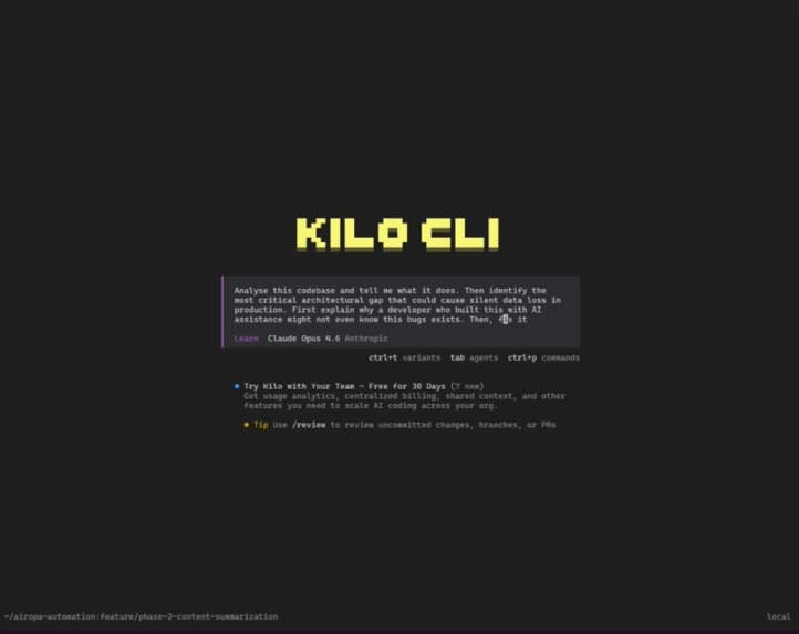 Kilo Learn: Anti-Cognitive Offloading for AI-Assisted Coding – screenshot 1