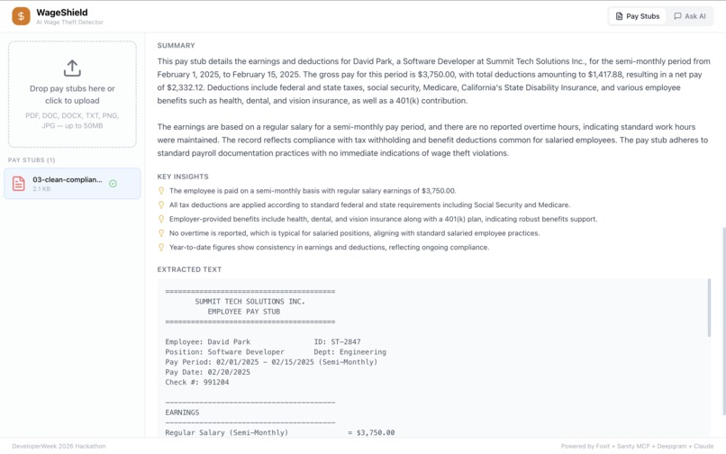 WageShield – screenshot 4