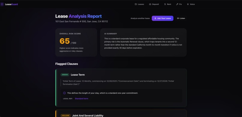 LeaseGuard – screenshot 2