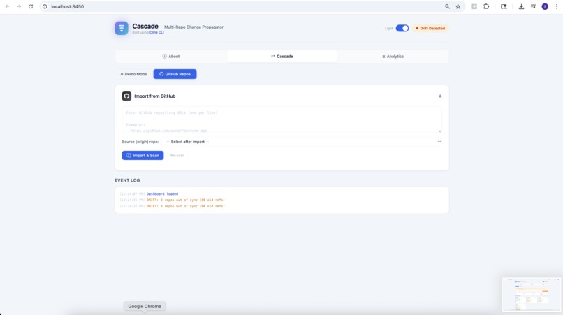 Cascade - Multi-Repo Change Propagator – screenshot 4