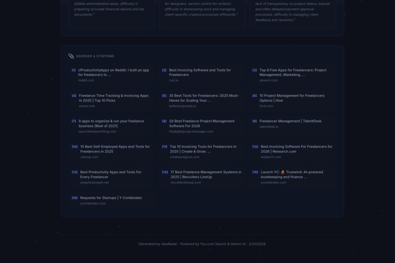 Idea Radar – screenshot 2