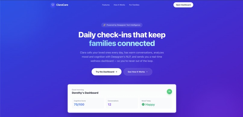 ClaraCare – screenshot 1