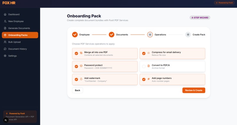 Fox HR: Smart Onboarding – screenshot 4