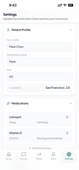 ClaraCare – screenshot 12