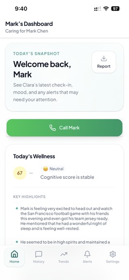 ClaraCare – screenshot 2