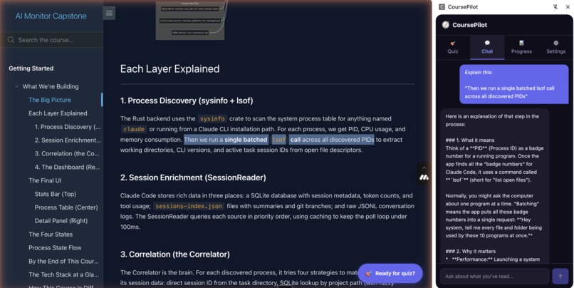 CoursePilot — AI Tutor That Meets You Where You Learn – screenshot 6