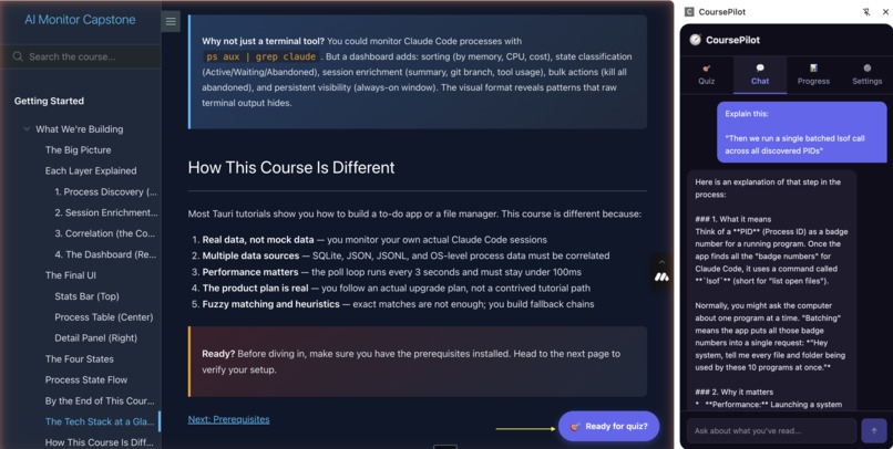 CoursePilot — AI Tutor That Meets You Where You Learn – screenshot 7